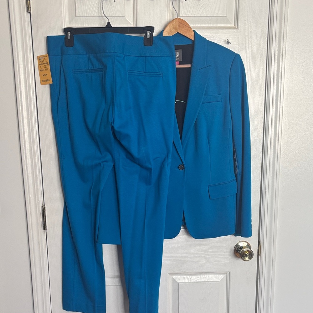 Vince Camuto Vibrant Blue Blazer and matching pants